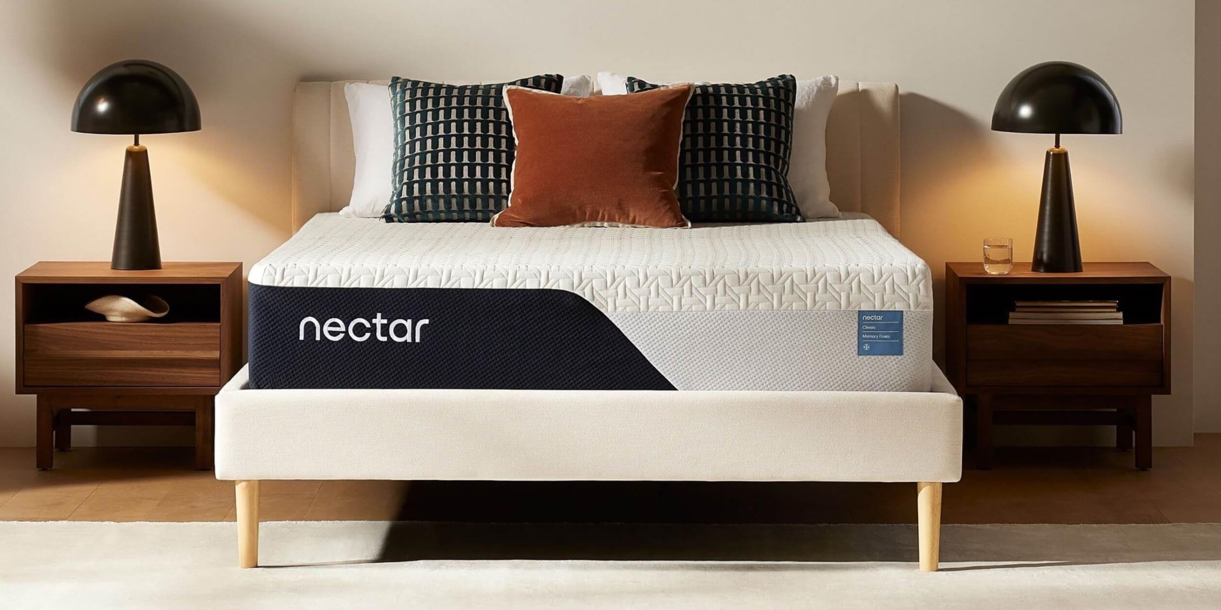 nectar mattress on bed