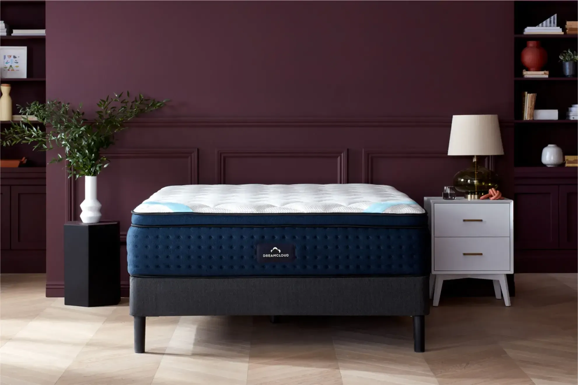 dreamcloud mattress on bed