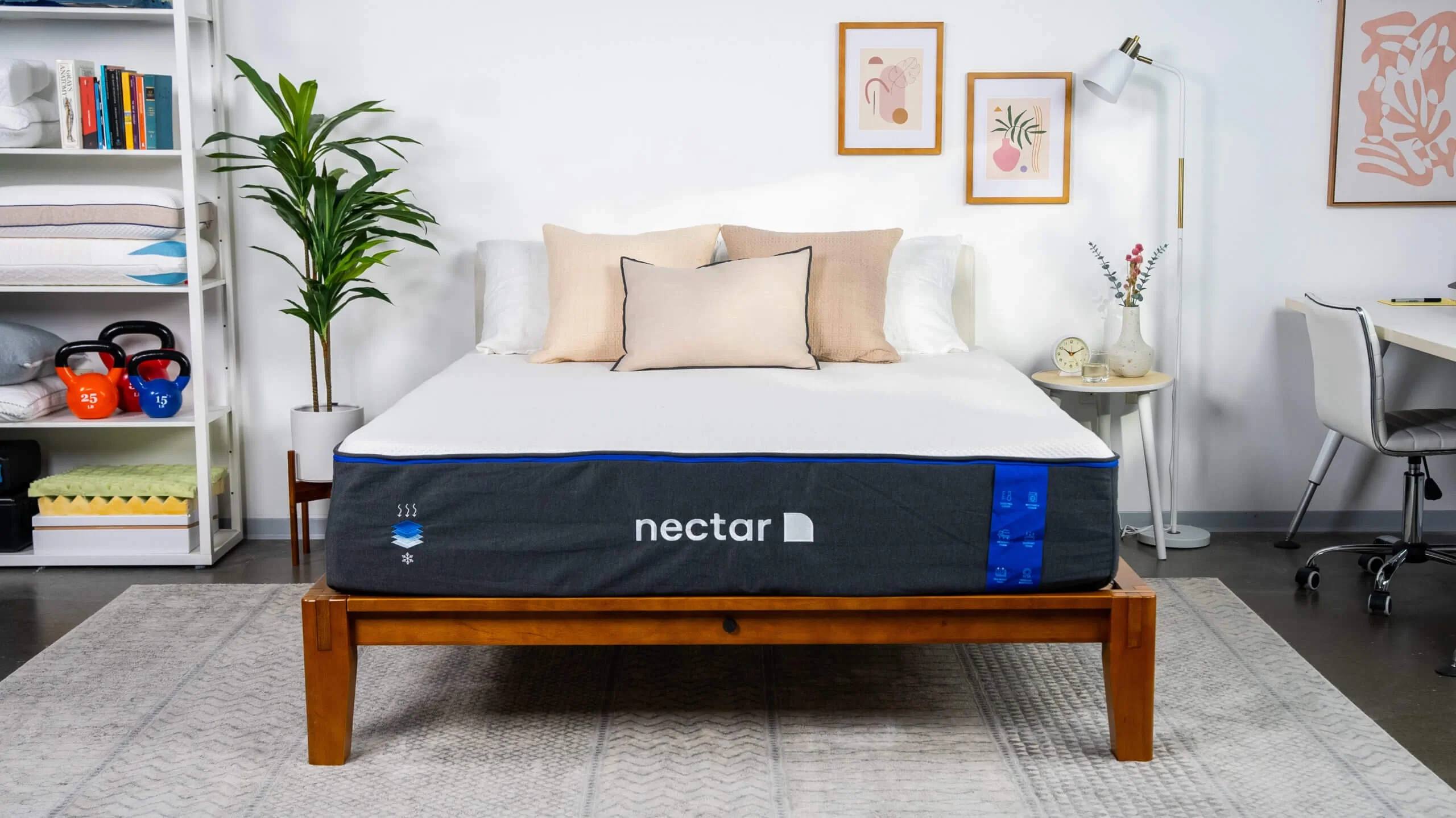 nectar premier mattress on bed