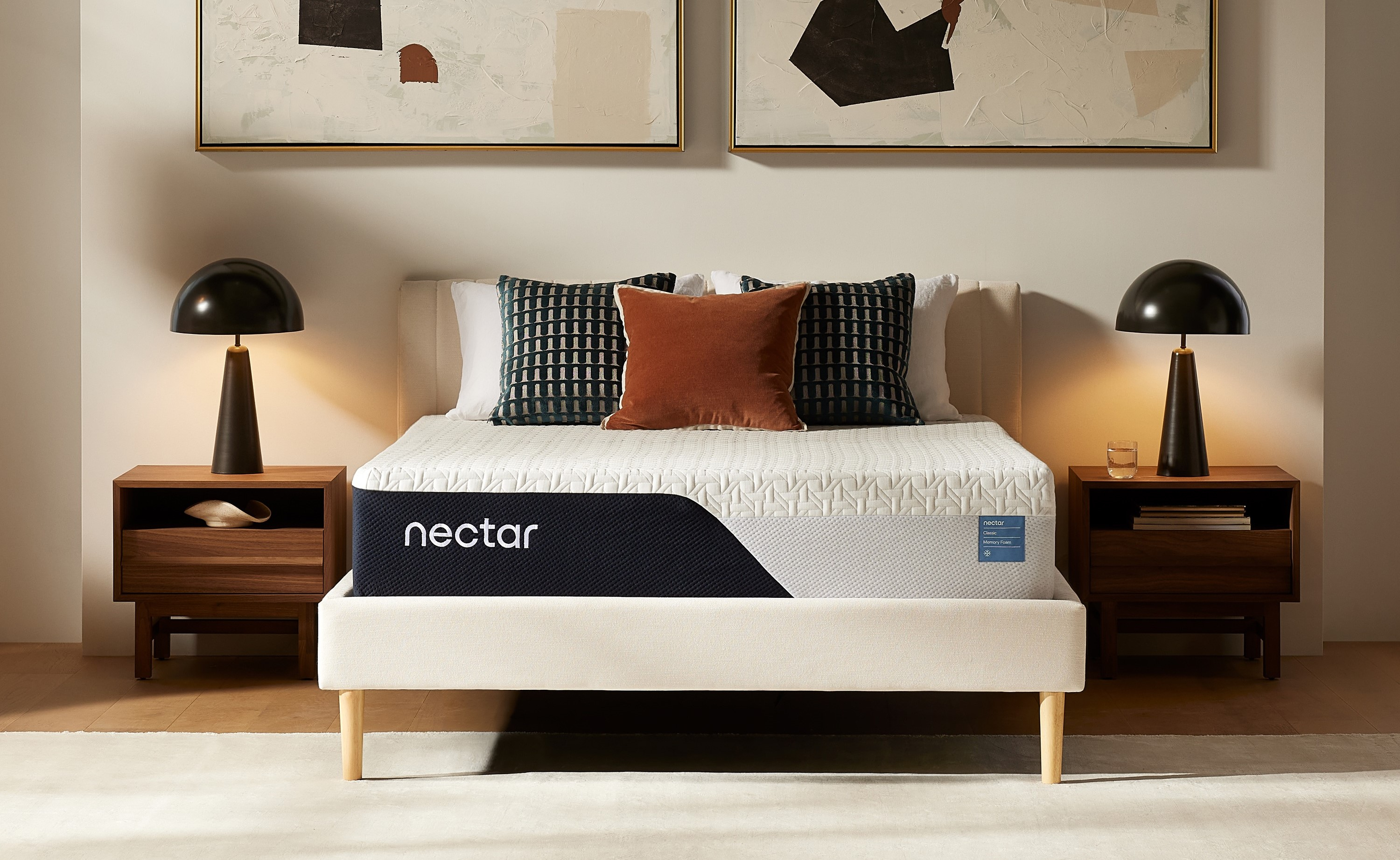 nectar mattress on bed