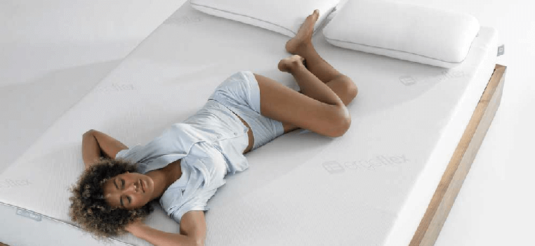 woman of ergoflex mattress