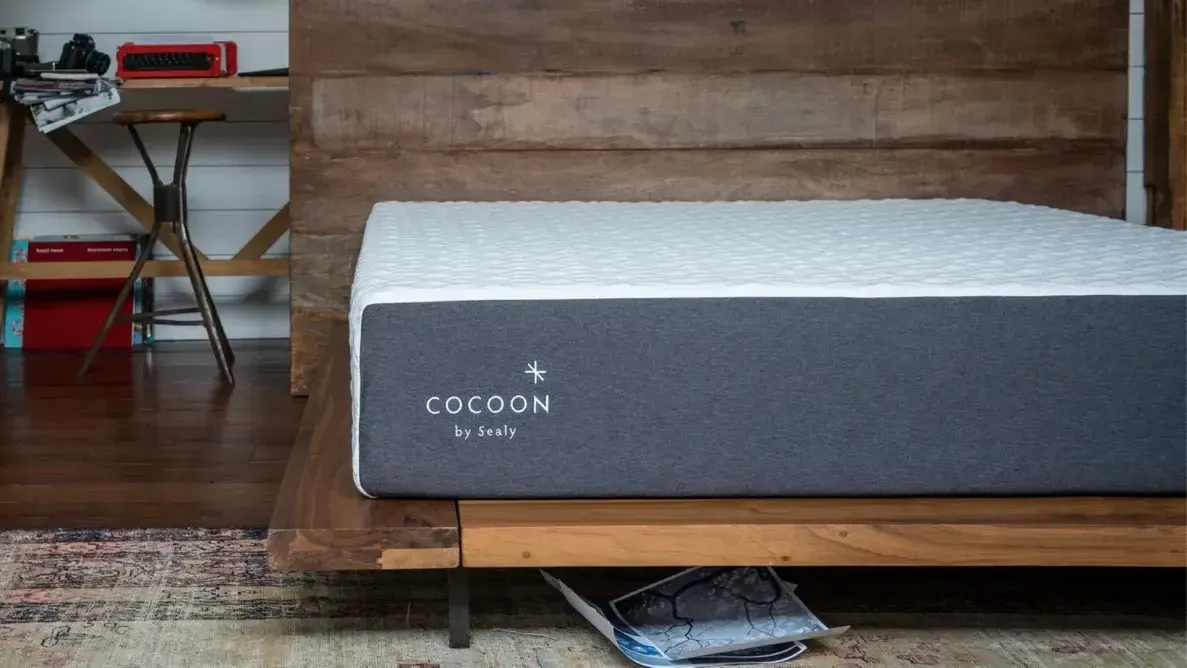 cocoon mattress on bed