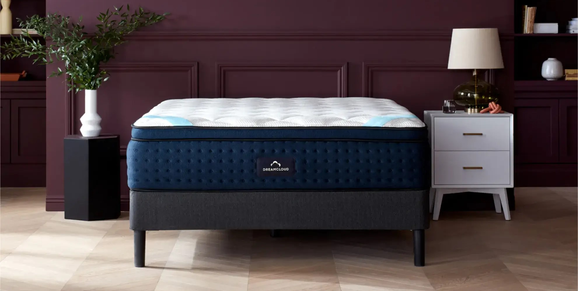 dreamcloud mattress on bed