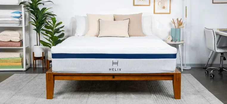 helix mattress on bed